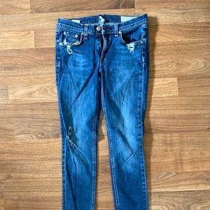 Dark blue skinny rag & bone jeans